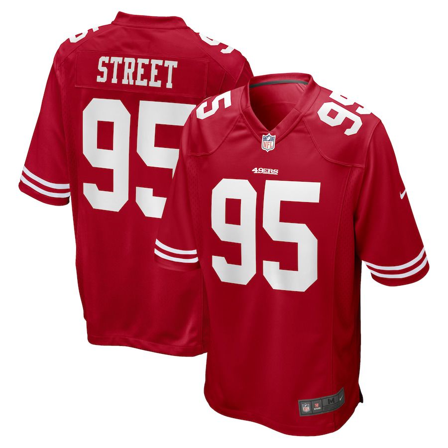 Men San Francisco 49ers #95 Kentavius Street Nike Scarlet Game NFL Jersey->san francisco 49ers->NFL Jersey